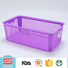 Paniers de rangement multifonctionnels en plastique rectangulaires durables pour des cadeaux